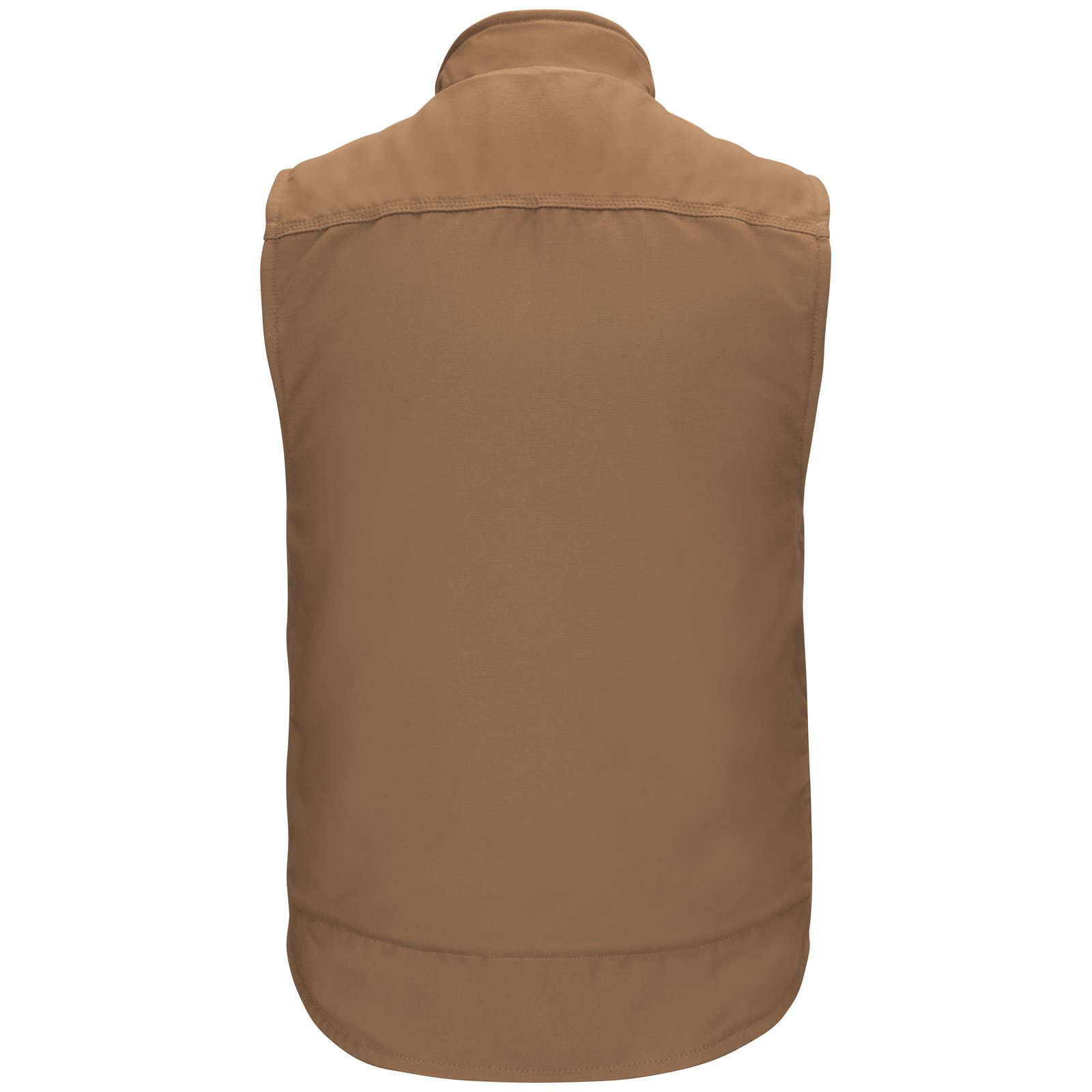 Men’s Sherpa Lined Brown Duck Vest