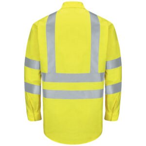 Men's Hi-Visibility Long Sleeve Ripstop Work Shirt - Type R, Class 3