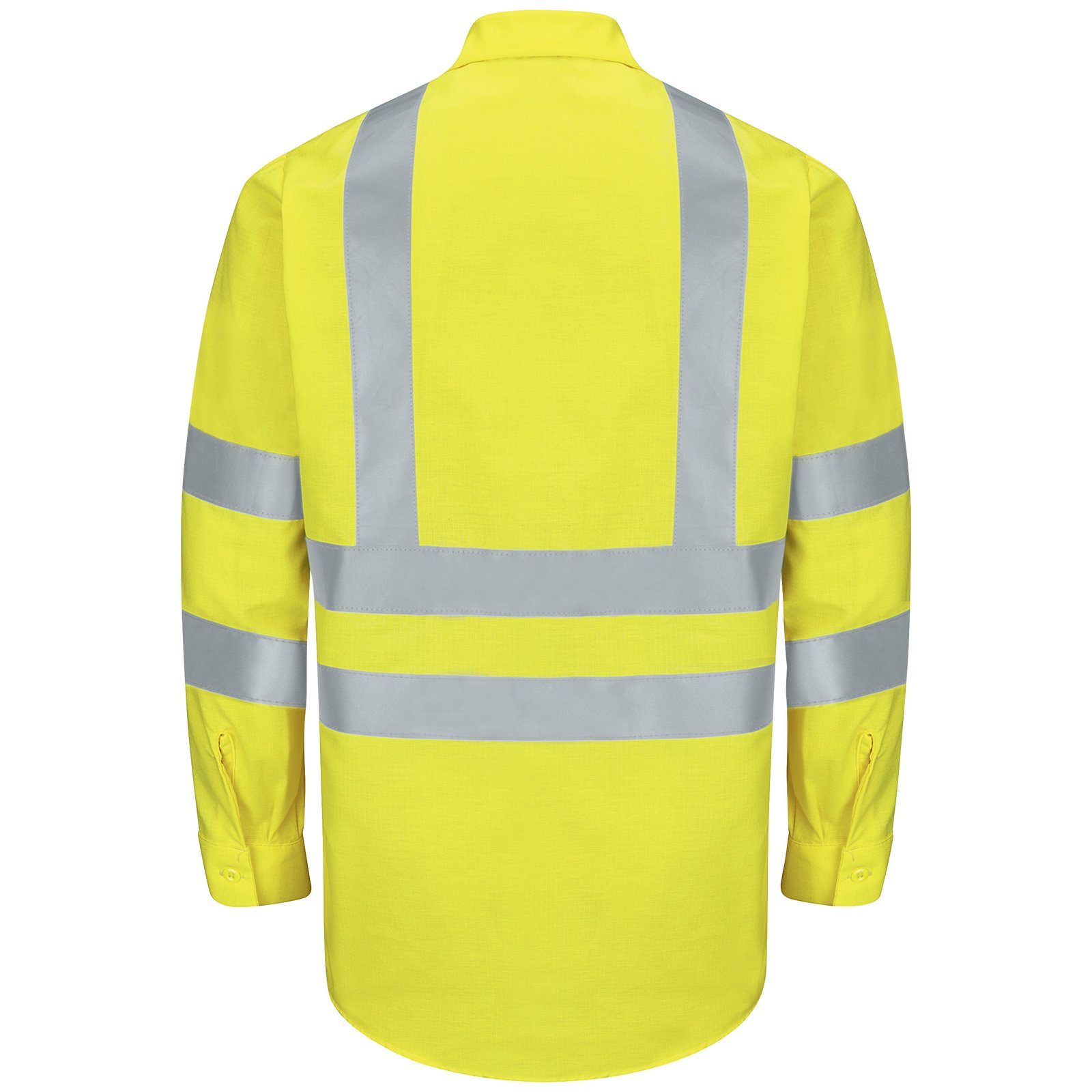 Men’s Hi-Visibility Long Sleeve Ripstop Work Shirt – Type R, Class 3