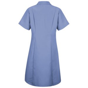 Women's Button-Front Short Sleeve Dress