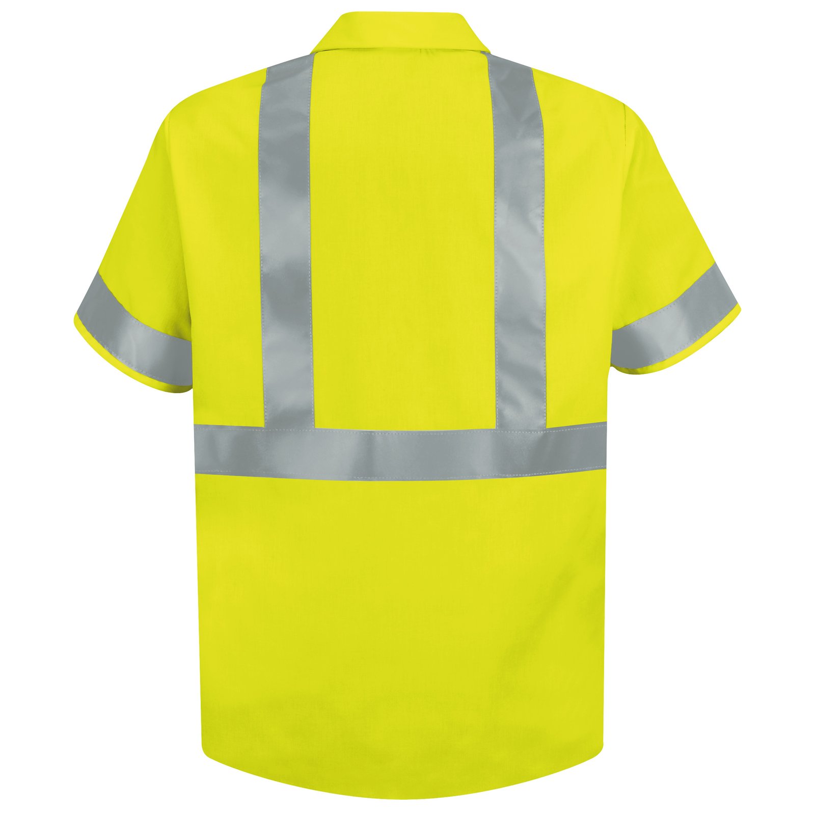 Men’s Hi-Visibility Yellow Short Sleeve Work Shirt – Type R, Class 2