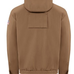 Men's Heavyweight FR Brown Duck Hooded Jacket