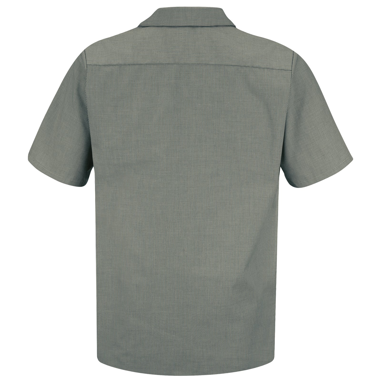 Men’s Short Sleeve Microcheck Uniform Shirt