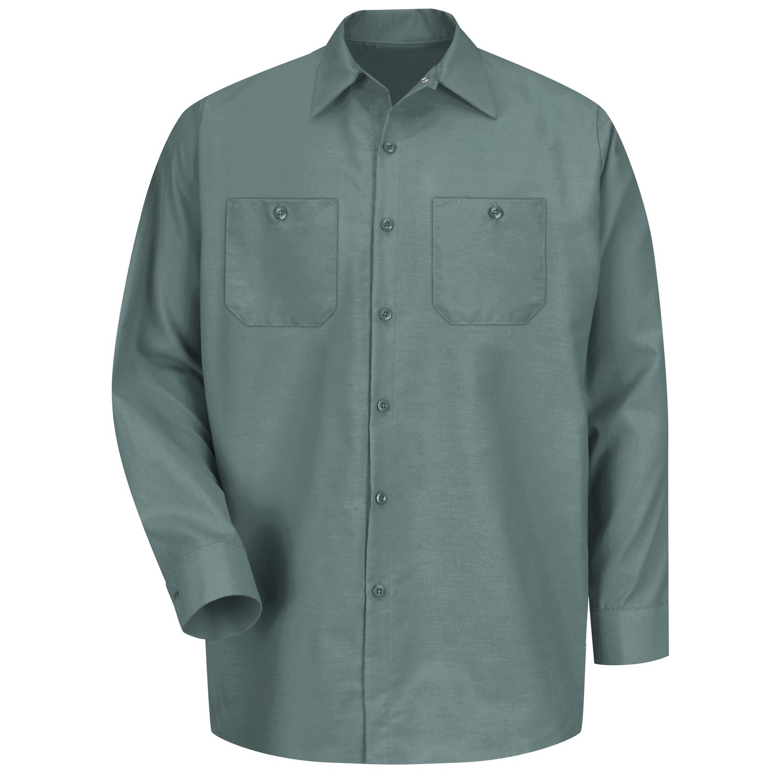 Men's Long Sleeve Industrial Work Shirt - Image 2