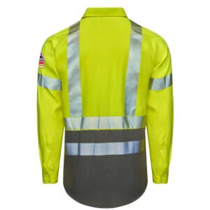 Men's Hi-Visibility Color Block Uniform Shirt
