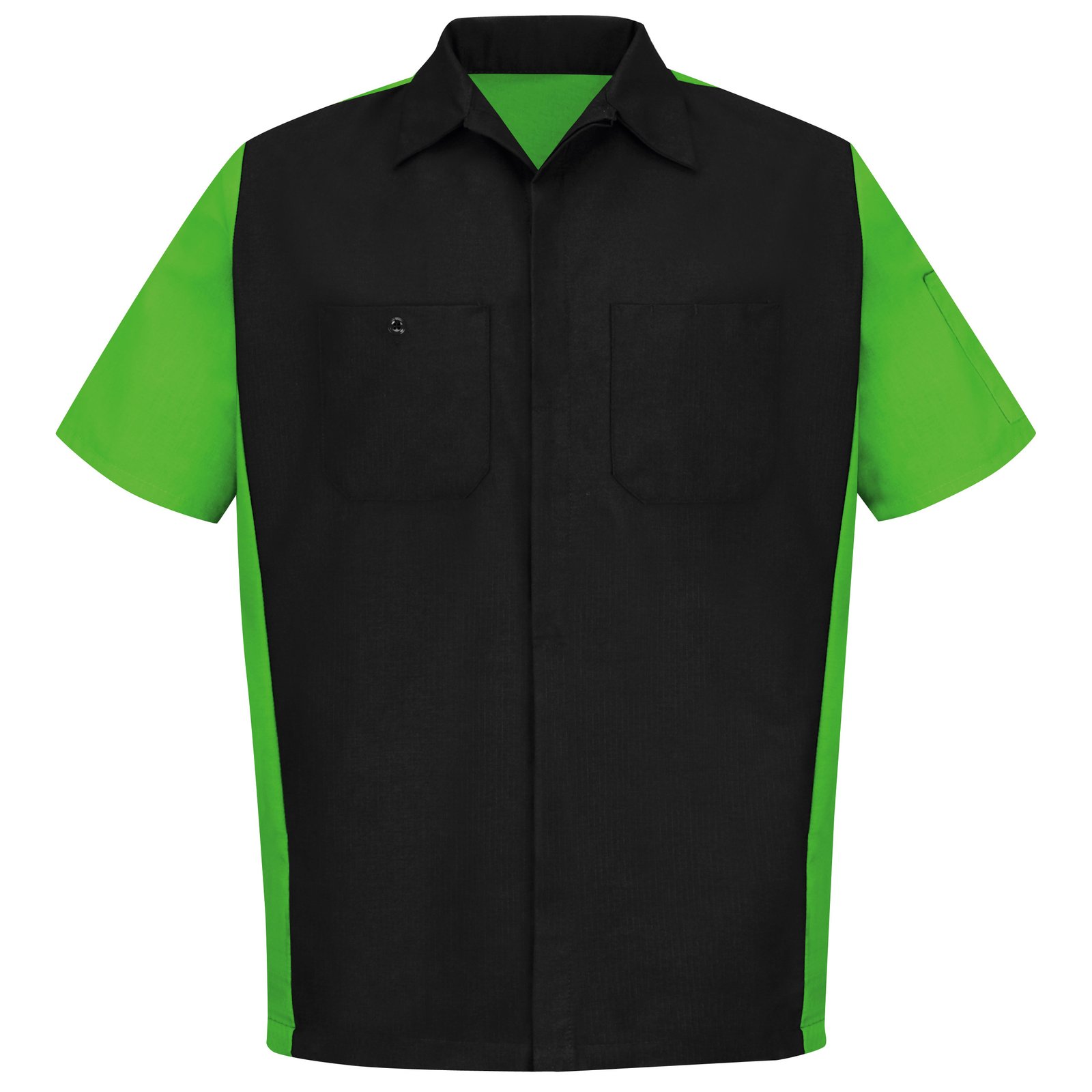Men's Short Sleeve Two-Tone Crew Shirt - Image 2