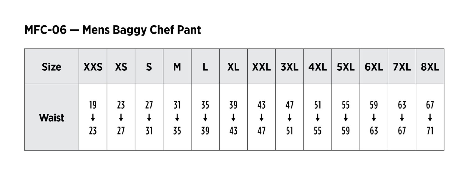 Men's Baggy Chef Pant - Image 2