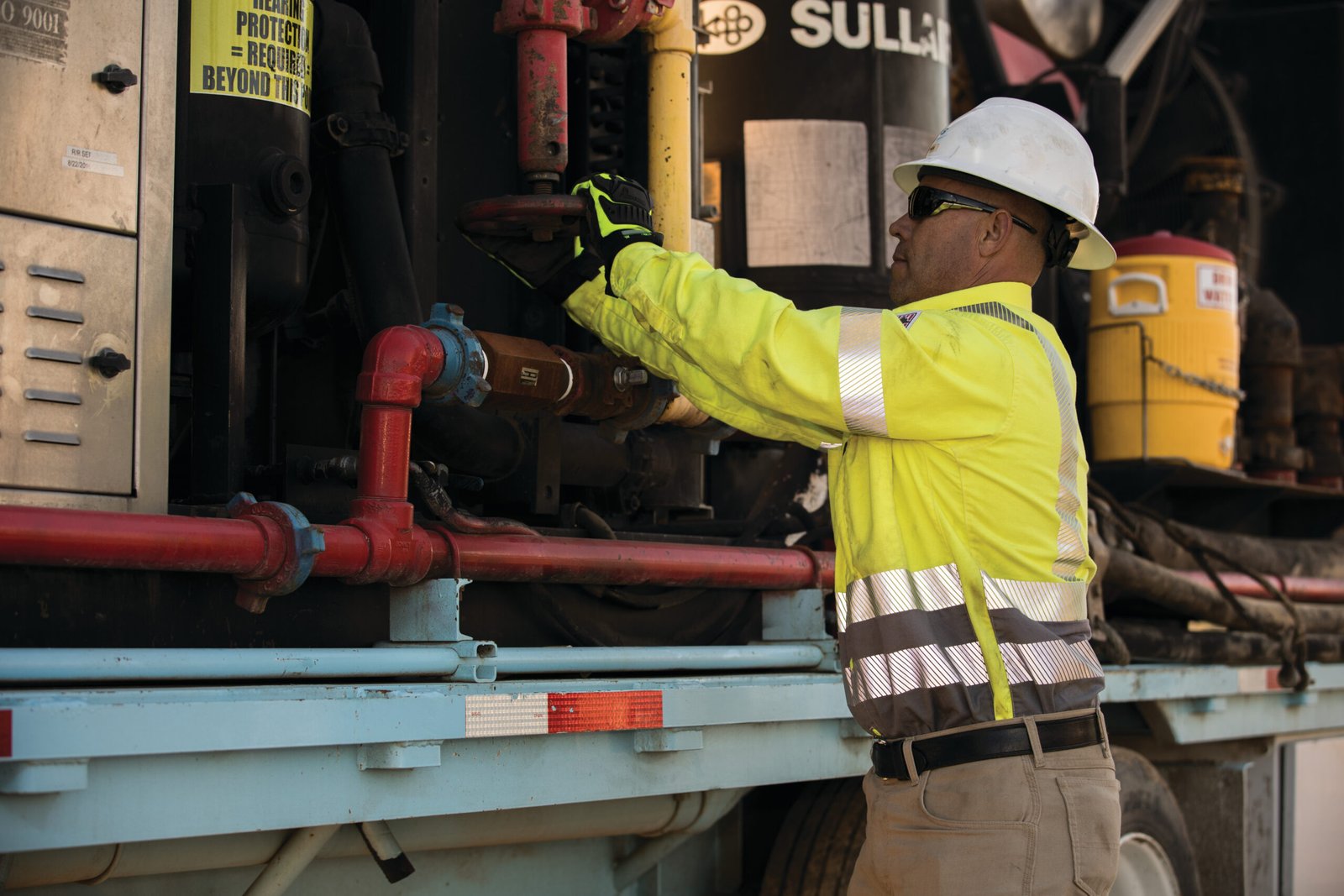 Men's Hi-Visibility Color-Block Uniform Shirt - Image 7