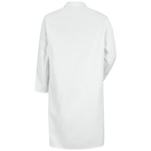 Gripper-Front Butcher Frock with Interior Pocket