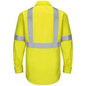 Men's Hi-Visibility Long Sleeve Ripstop Work Shirt - Type R, Class 2