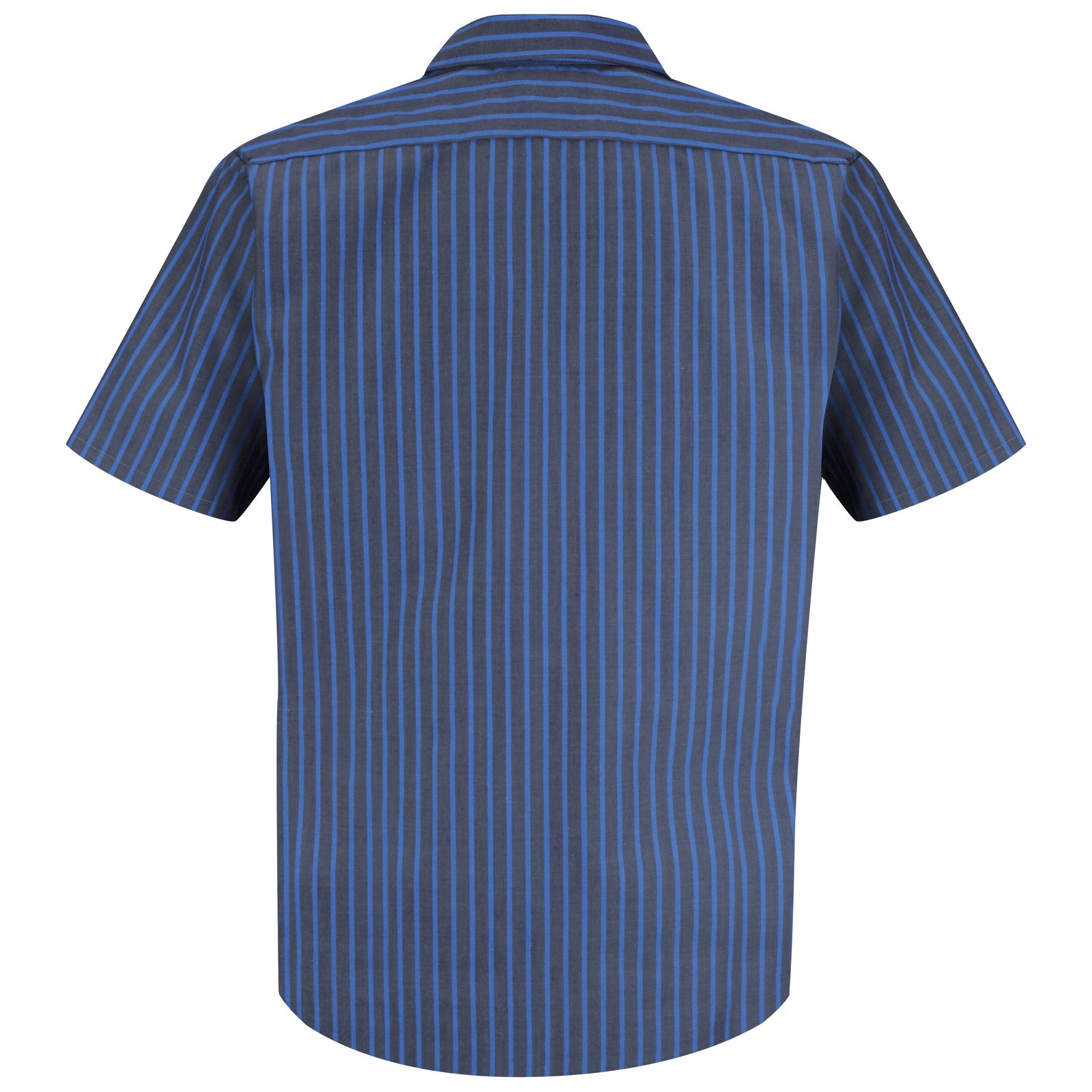 Men’s Short Sleeve Industrial Stripe Work Shirt