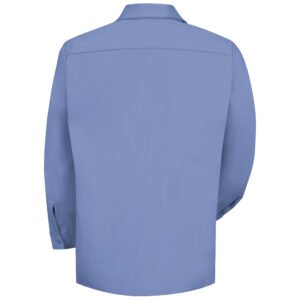 Men's Long Sleeve Wrinkle-Resistant Cotton Work Shirt