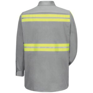 Long Sleeve Enhanced Visibility Cotton Work Shirt