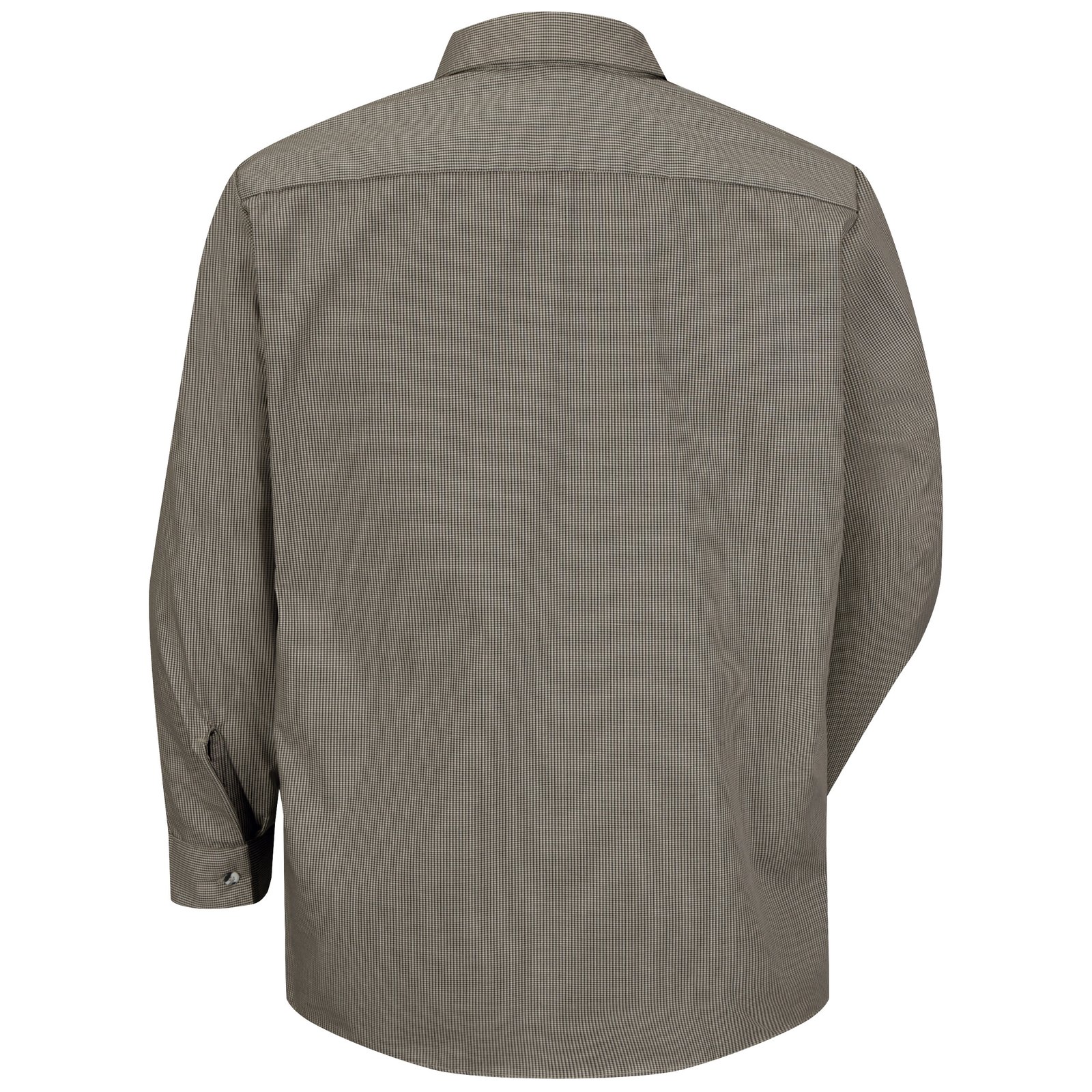 Men’s Long Sleeve Microcheck Uniform Shirt