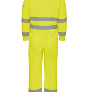 Men's Lightweight FR Hi-Visibility Deluxe Coverall with Reflective Trim