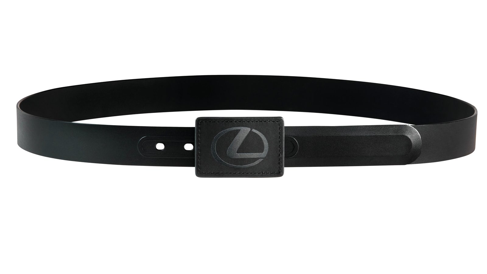 Plain Black Belt with Scratchless Buckle