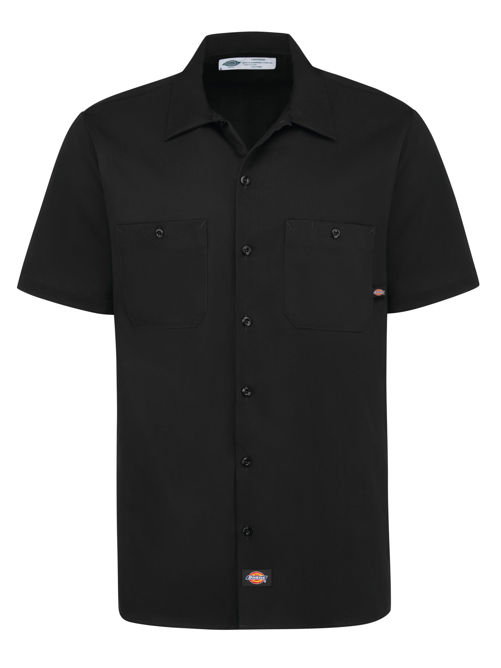 Men's Industrial Cotton Short-Sleeve Work Shirt - Image 2