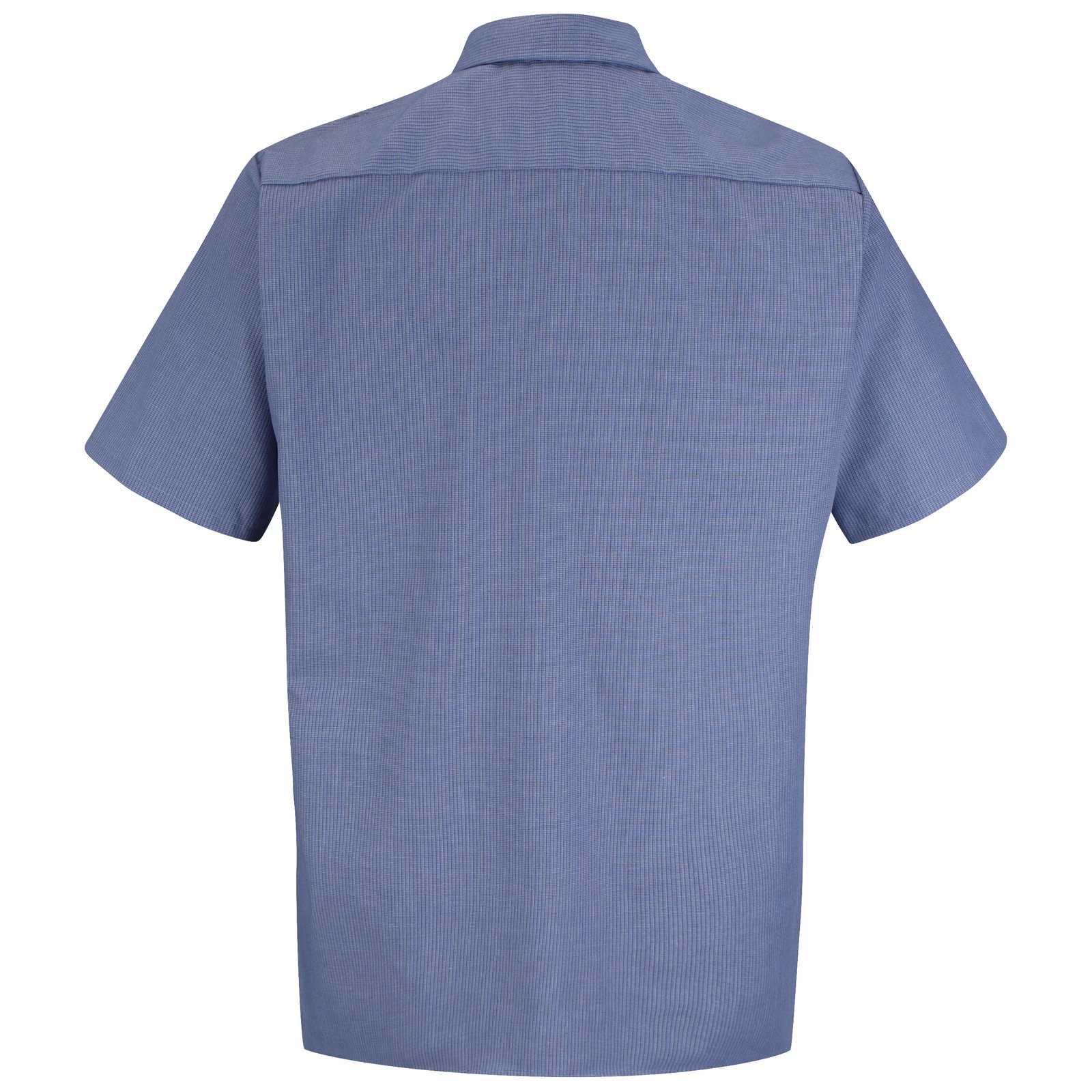 Men’s Short Sleeve Geometric Microcheck Work Shirt