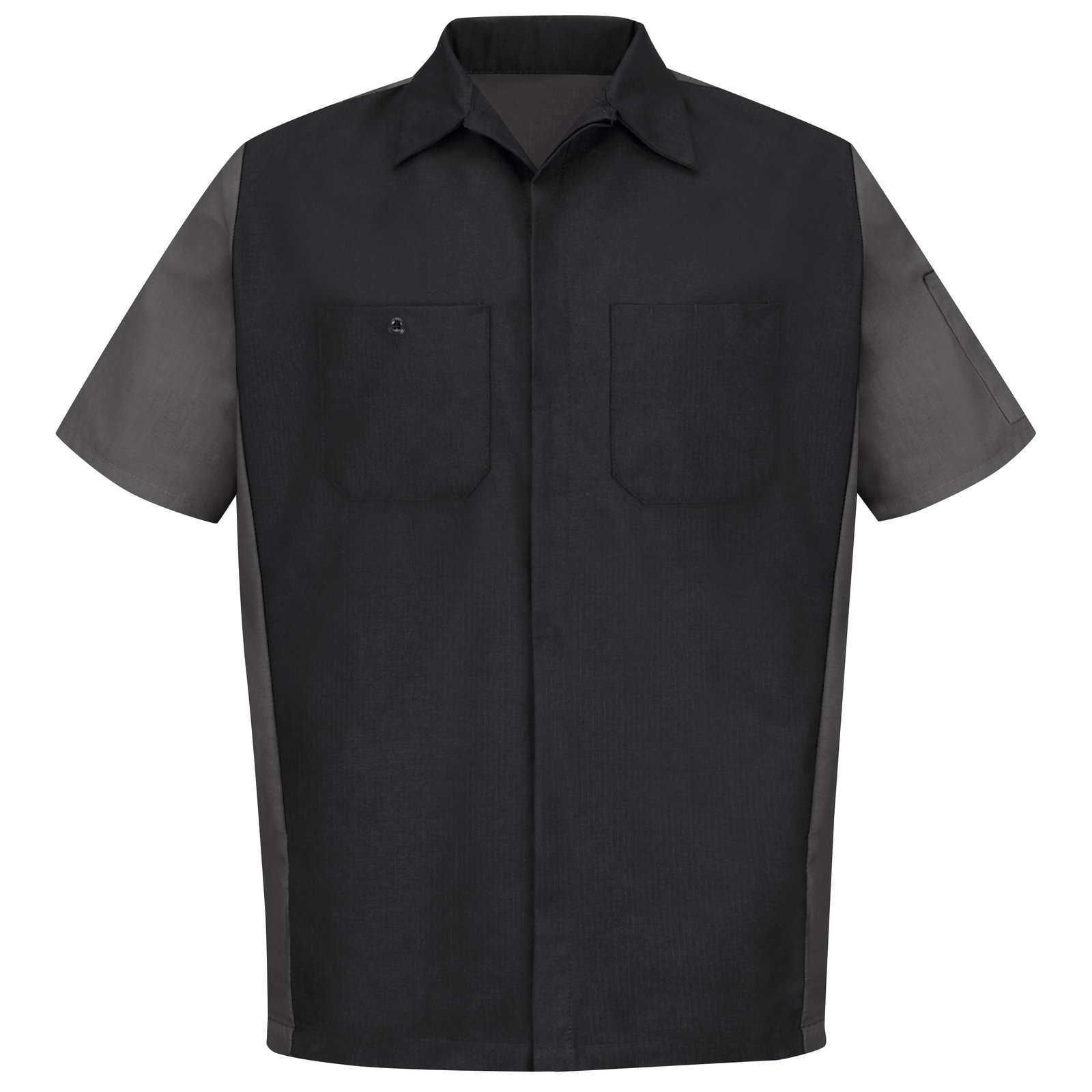 Men's Short Sleeve Two-Tone Crew Shirt - Image 2