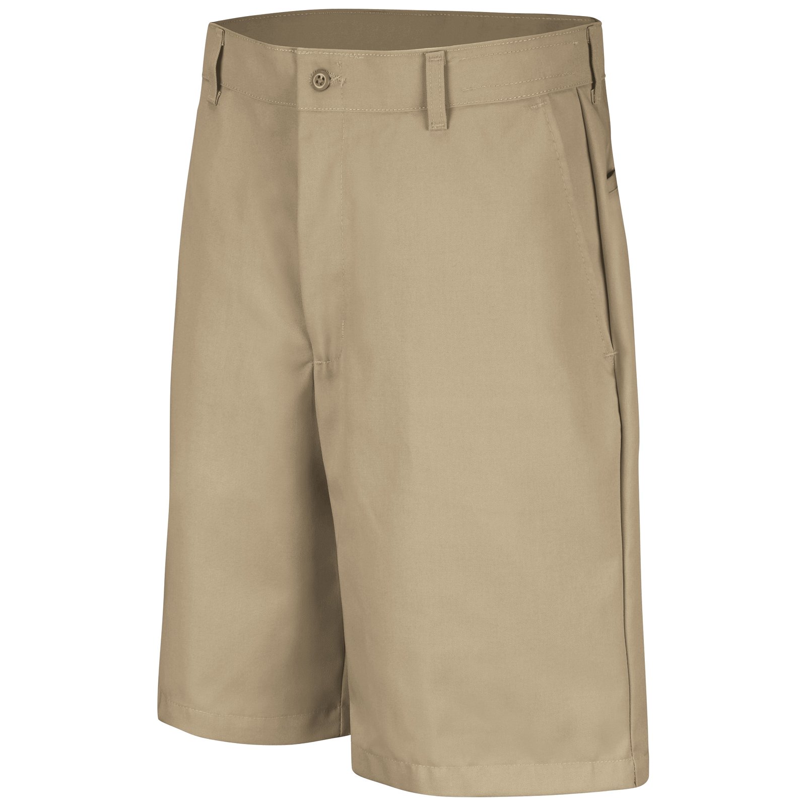 Men's Cotton Casual Plain Front Shorts - Image 2