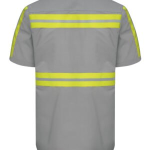 Short Sleeve Enhanced Visibility Industrial Work Shirt