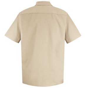Men's Short Sleeve Specialized Pocketless Work Shirt